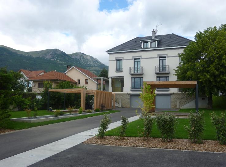 Aménagement paysager d'une villa