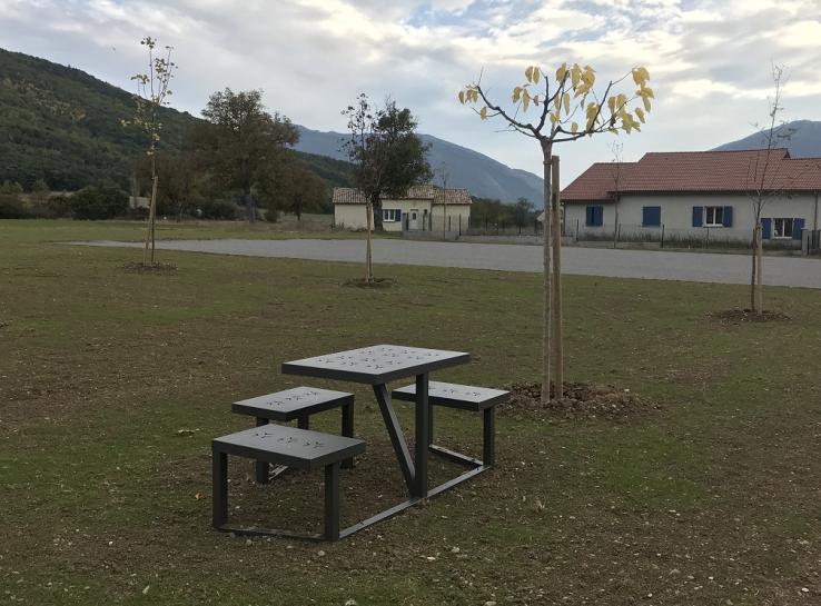 photo aménagement aire de jeux