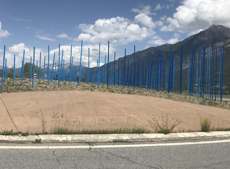 photo aménagement carrefour giratoire