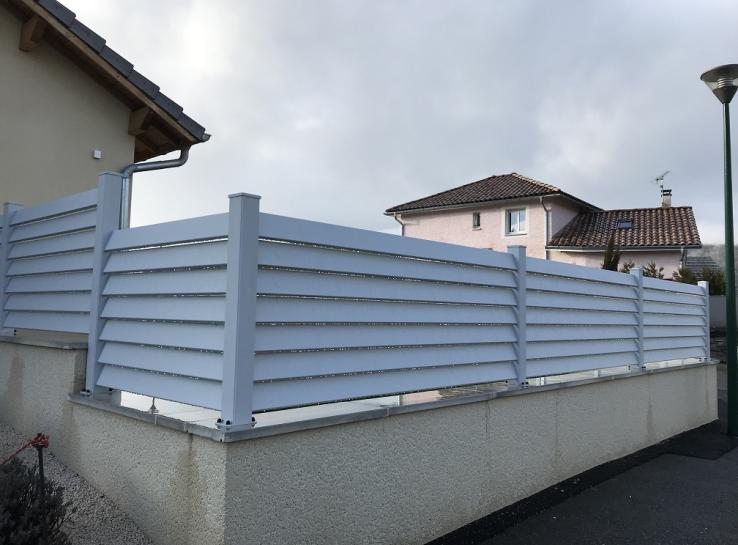 photo aménagement clôture maison