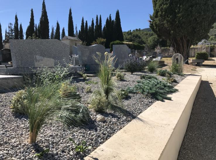 photo aménagement cimetière