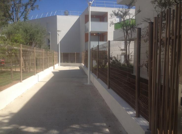 photo aménagement autour d'une résidence