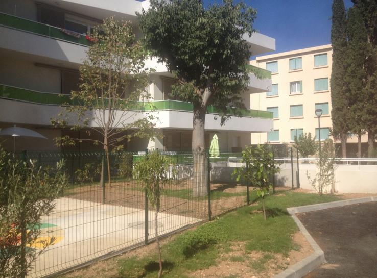 photo aménagement autour d'une résidence