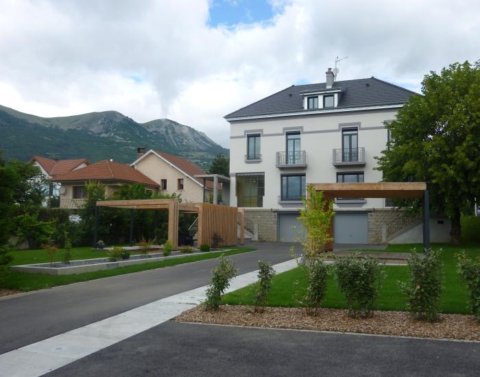 Aménagement paysager d'une villa