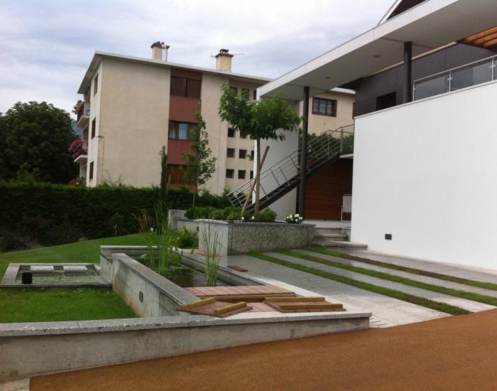 Aménagement paysager d'une villa