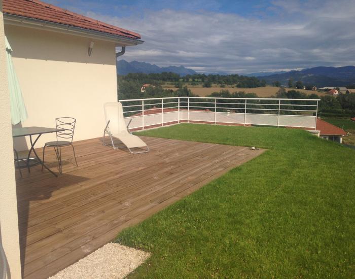 Photo terrasse d'une maison